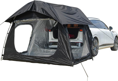 Autoluifeltent, 300 cm x 150 cm x 210 cm, auto achterkleptent is geschikt voor 2-3 personen, auto hatchback tent, waterdichte zonwering