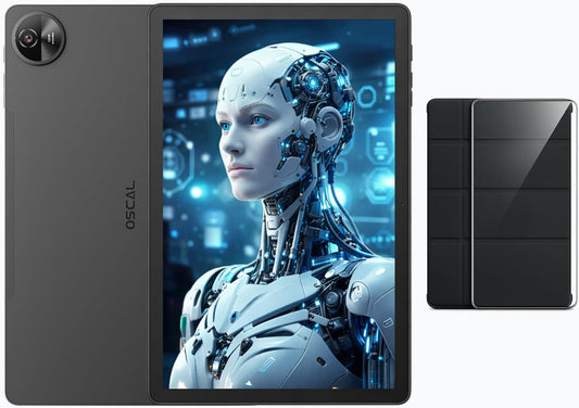 OSCAL Tab Pad 90 | 10,92″ HD+ IPS 60 Hz Display | 24GB RAM + 128GB (2TB) | 13 MP + 8 MP Camera | 7700 mAh Batterij | Android 14 | LTE | GPS | Dual SIM | 2 jaar garantie | Ruimte-Grijs