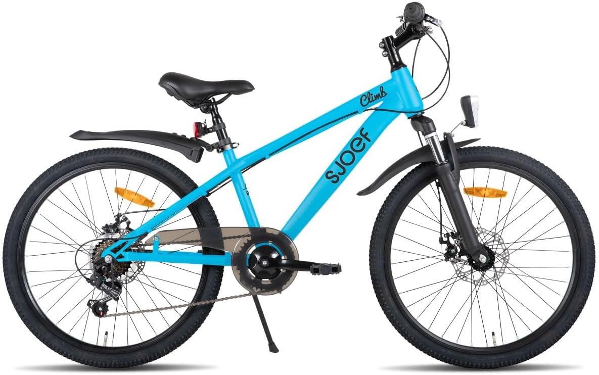 Climb Jongensfiets 24 inch - Mountainbike 8-12 Jaar - 6 Versnellingen - QUORE