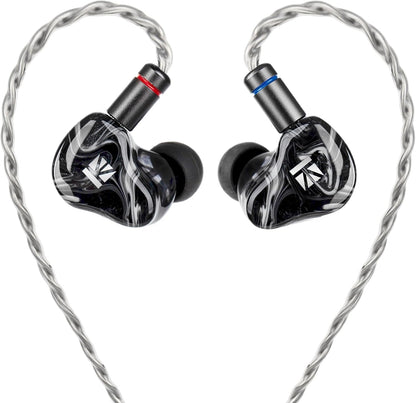 Yinyoo KBEAR SR8 IEM Oortelefoon, 1DD+3BA Hybrid Drivers In Ear Monitoren voor Muzikanten, HiFi Wired In Ear Oortelefoon Afneembare Kabel met 5N OFC, IEM's voor Gaming, Audiofiel en Live Performance