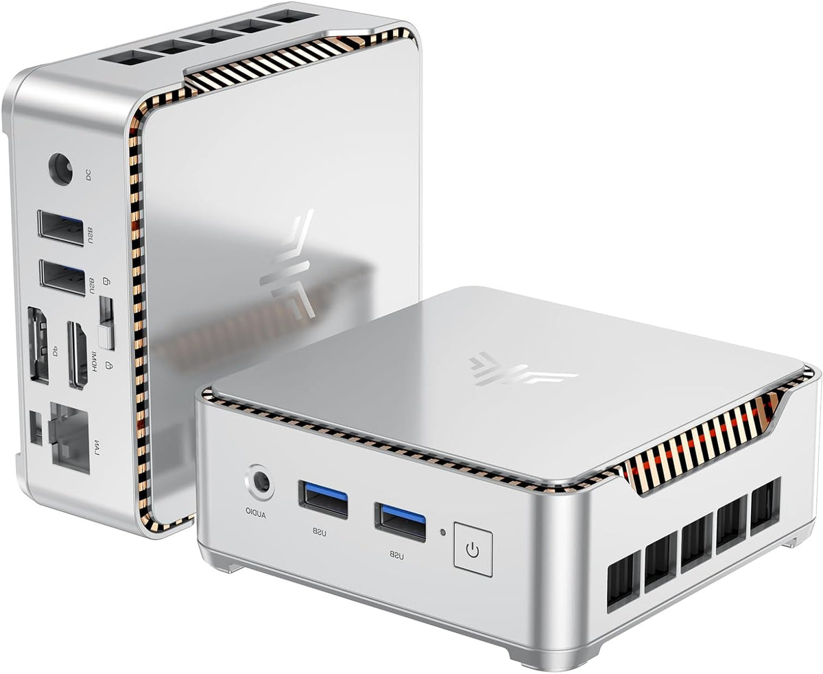 Mini PC – Mini Desktop Computer – Compacte PC – Micro PC – Kleine PC – 16GB DDR4 RAM – 512GB M.2 SSD – Dual 4K Display – VESA Montage