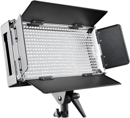 Dimbare LED-vlaklamp incl. lampstatief – Videolicht – Lichtpaneel – Studiolamp – Fotolamp – Flikkervrij – 5600K Daglichtkleur