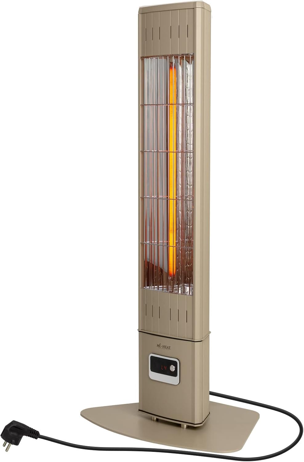 Mi-Heat SIH-2300R Infrarood staande warmtestraler, 2300 watt, 4 warmtestanden, afstandsbediening, volledig metalen behuizing, IP65 outdoor