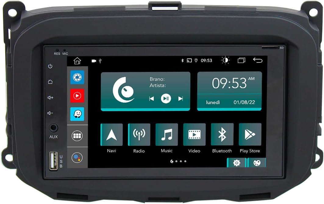 Autoradio Alfa Romeo Giulietta – Auto Stereo – Multimedia Speler – Navigatiesysteem – Infotainment – 6,2" Touchscreen – 8-Core Processor – Bluetooth & CarPlay Android Auto