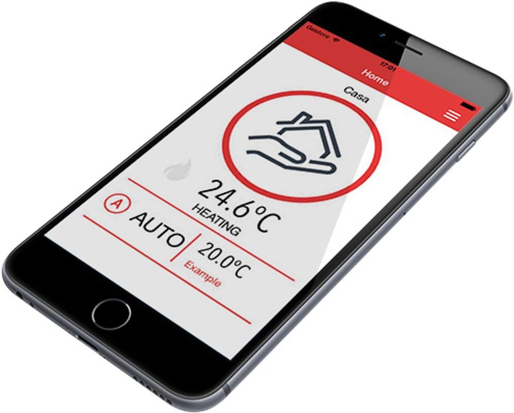 Wandthermostaat Wit – Chronothermostaat – Kamerthermostaat – Weekthermostaat – Digitale Thermostaat – Weekprogramma – GSM-bediening Via Sms