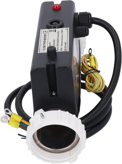 Zwembadverwarming Elektrische Bubbelverwarming Thermostaat met Temperatuurregeling Zelfverwarming voor Spa Badkuip Zwembad Bedraad 3kW de stop. de Beurt L Poolverwarming (2KW)