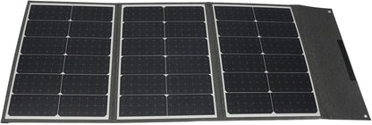 Draagbaar zonnepaneel, 100 W, opvouwbaar, flexibel zonnepaneel met bediening voor het opladen van mobiele telefoons, tablets, kamperen, wandelen en campers