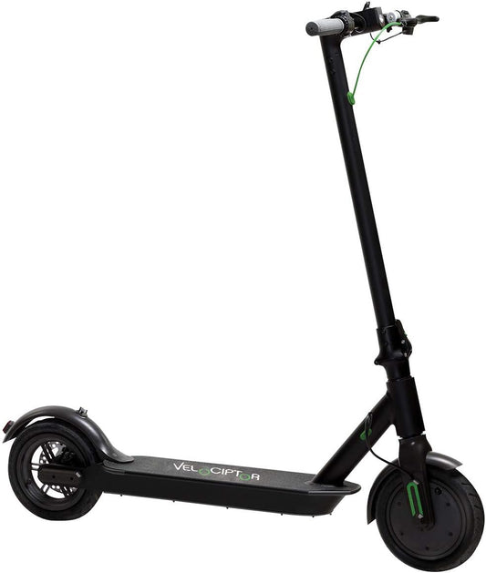 Trevi VELOCIPTOR ES 85W elektrische scooter - opvouwbare scooter met krachtige 350w motor, maximale snelheid tot 25 km/u, aluminium frame, 8.5" massieve wielen, schijfrem, zwart