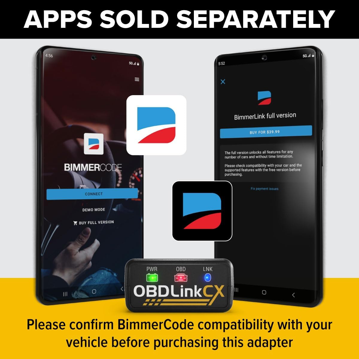 OBD2 Adapter – OBD2 Scanner – Diagnose Tool – Bluetooth OBD Adapter – Auto Codeer Interface – Bluetooth 5.1 Connectiviteit – Compatibel Met iOS & Android