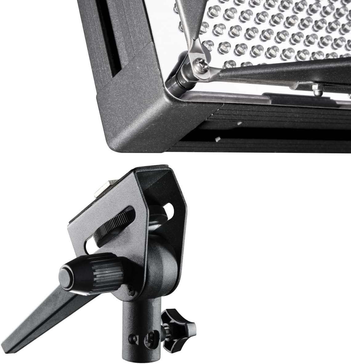 Walimex Pro 500 On Location Lightning-set (2x dimbare LED-vlaklamp, 2x WT-806 lampstatieven incl. transporttas)