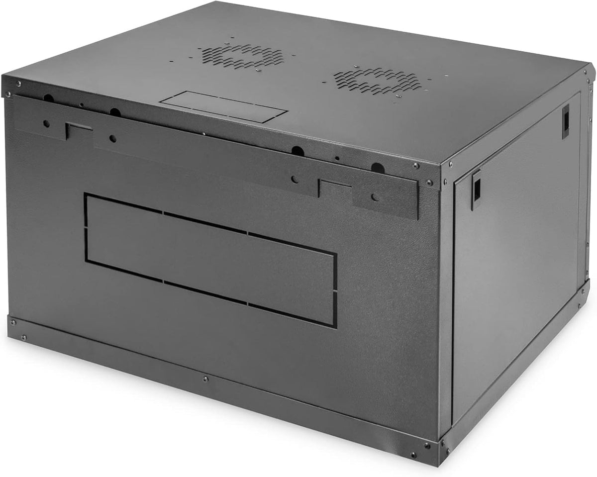 DIGITUS Netwerkkast - 19 inch Rack - 7 U - wandmontage - 600 mm diepte - draagvermogen 60 kg - Dynamic Basic Serie - Zwart