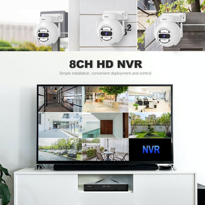 Beveiligingscamera Set – Wifi Camera – IP Camera – Surveillance Camera – PTZ Camera – 5MP Resolutie – Nachtzicht Met Kleurzicht
