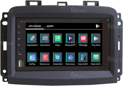 Autoradio Fiat 500L Restyling – Inbouwradio – Multimedia Systeem – Navigatie Systeem – Dashboard Radio – 6,2 Inch Touchscreen – Android Auto & CarPlay