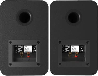Kanto YUP4 Passive 140 Watt - Bookshelf Speakers - Pair (Black)