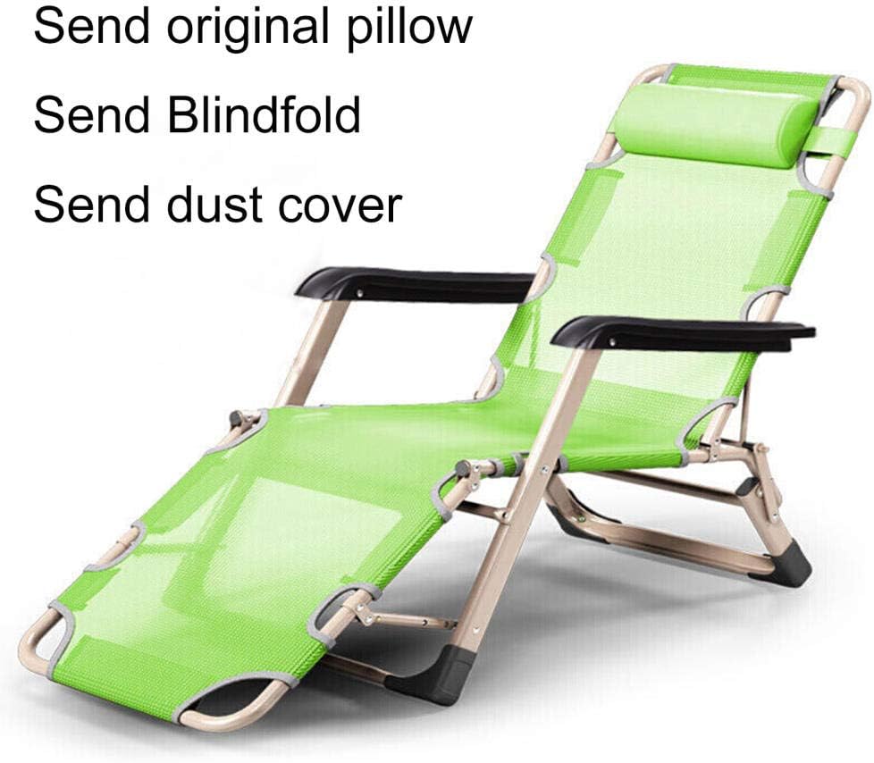 Sunbed Deck Chair, Garden Chairs Foldable, Lying Zero Gravity Sun Lounger, Garden Patio Folding Outdoor Chair with Pillow Adjustable Backrest Load Capacity 150kg with Pillow. - QUORE