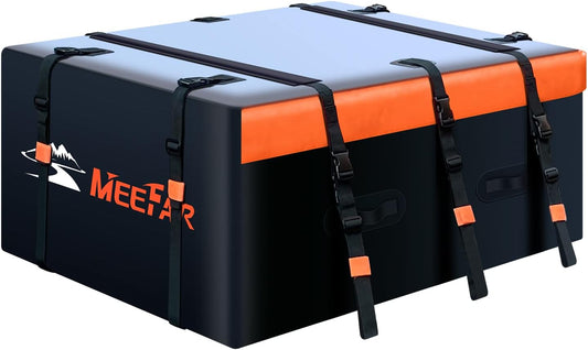 Autodaktas 20 Kubieke Voet – Daktas, Dakbagagetas, Dakbagagedrager, Autobagagetas – 100% Waterdicht 800D PVC Zeildoek – Geschikt Voor Auto's En SUV's Met Of Zonder Dakdrager