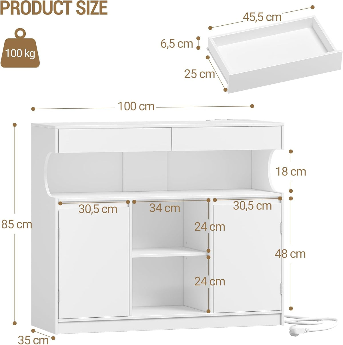 Hzuaneri Bathroom Cabinet SC64903X