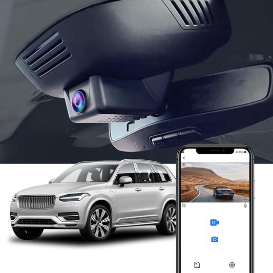 Dashcam – Autocamera – Dashboardcamera – Rijcamera – Spiegelmontage OEM-look – 4K 2160P Video met WiFi App en G-sensor