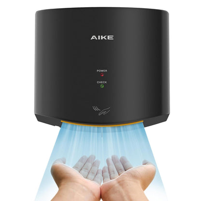AIKE AK2630S Elektrische Handdroger 10 Seconden Droog, 1400 Watt Commerciële Handdroger, Compact voor Restaurantbadkamers en Kleine Kantoren