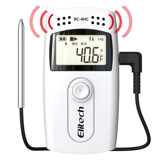Elitech RC-4HC 16000 Punten Mini Temperatuur en Vochtigheid Data Logger w/Sensor(10Packs)