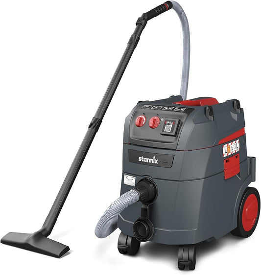 Starmix iPulse L-1635 Basic, nat- en droogzuiger, hoogwaardige industriële stofzuiger (1600 watt, 35 l)