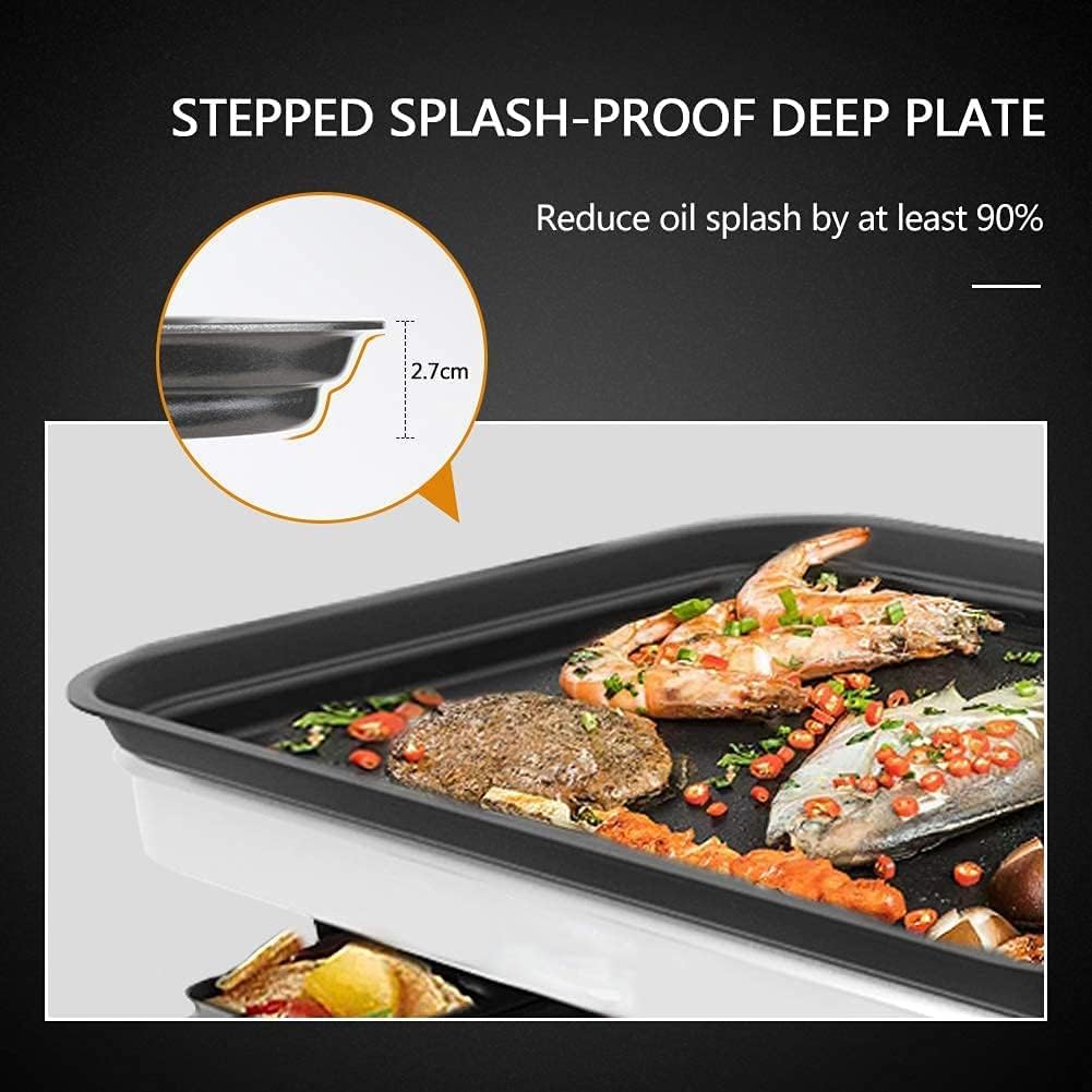 Raclette Raclette Grill 4 6 8 Personen Elektrische Fondue-machine, 1500 W, met anti-aanbaklaag, handgrepen, 8 mini-pannen, 4 houten spatel