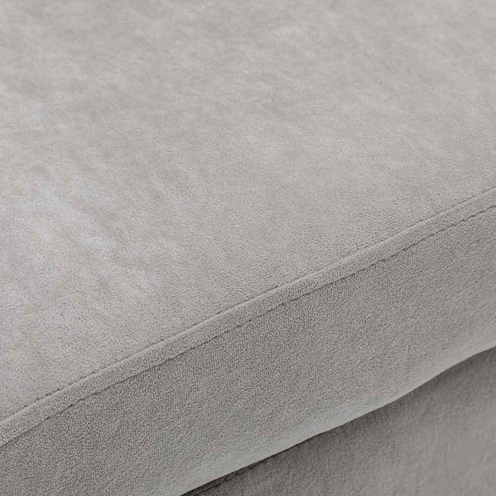 BAKAJI Fauteuil Relax stoel bekleding van stof structuur hout en metalen poten kleur goud gewatteerd, modern design, gewatteerd, grote rugleuning, afmetingen 80 x 70 x 80 cm (grijs)