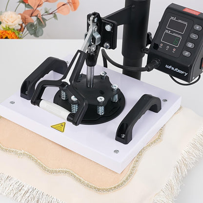 Transferpers T-shirt sublimatiepers draaibare druk plotter persen warmtepers digitale warmtepers warmtepers DIY voor T-shirt, tas, matten