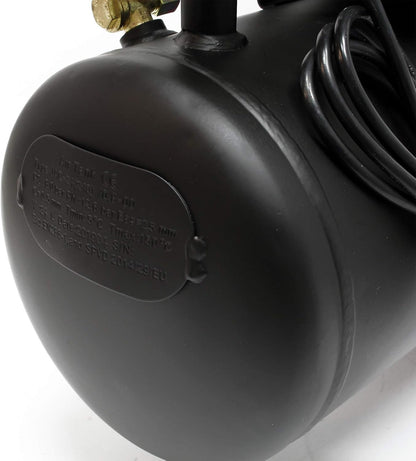 Wiltec luchtcompressor met 24 liter tank 1100 W werkplaatscompressor 8 bar en 1,1 kW, mobiele compressor voor luchtdruk en perslucht