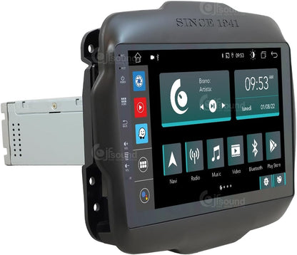 Specifieke autoradio voor Jeep Renegade Android GPS Bluetooth WiFi USB DAB+ Touchscreen 9" 8core Carplay AndroidAuto