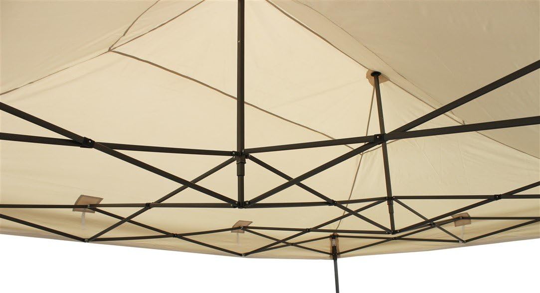 All Seasons Gazebos: Pop-up tuinhuisje 3 x 4,5 m volledig waterdicht - Beige