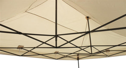 All Seasons Gazebos: Pop-up tuinhuisje 3 x 4,5 m volledig waterdicht - Beige