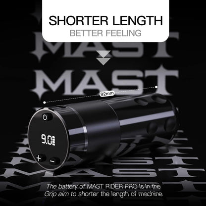 Mast Rider Pro Wireless Tattoo Pen Rotary tattoo machine 4.0mm Stroke Length Brushless Motor Tattoo Machine for Tattooers