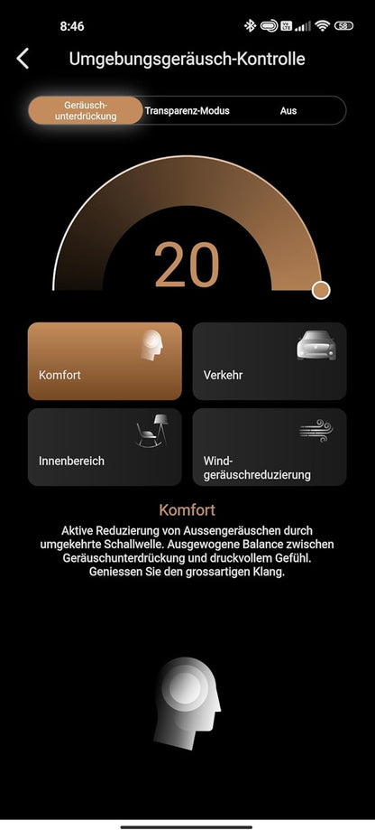 Humantechnik EarisMAX Bluetooth-hoofdtelefoon, Bluetooth Auracast™ Broadcast Audio