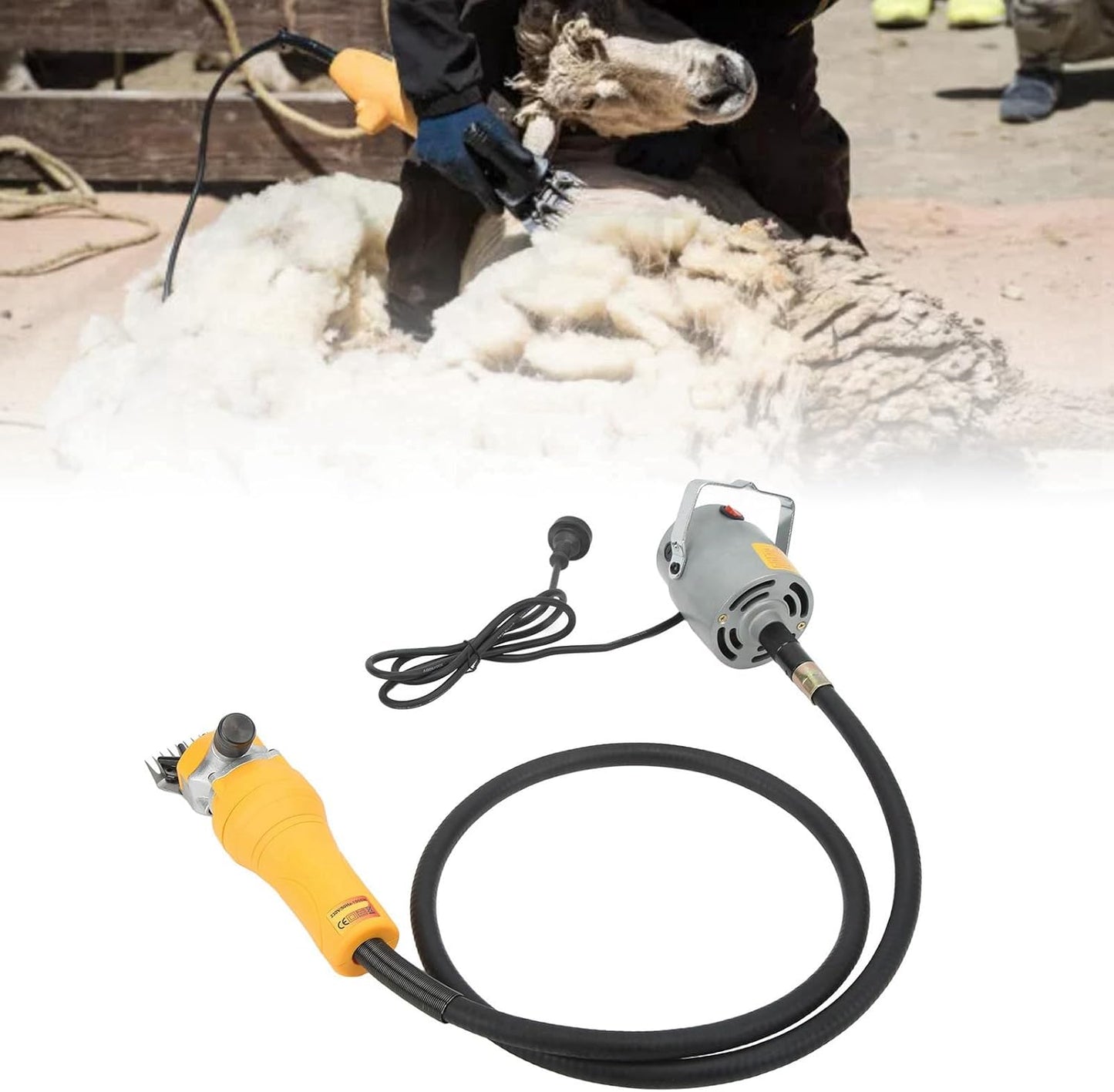 1000W High Power 13 Tand 2400RPM Elektrische Schapen Clipper Boerderij Vee Scheren Grooming Machine Kit Schapen Scharen Cutter
