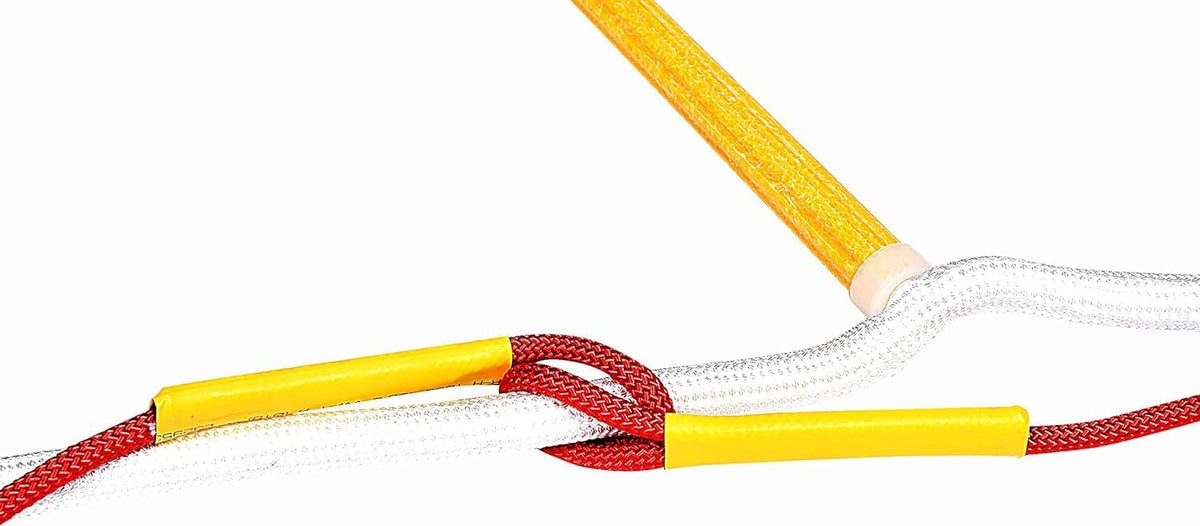 Touwladder Fire Escape 4 Verdiepingen Huis | Laddertouw 10m met karabijnhaken | Reddingsoplossing in geval van brandnoodgeval