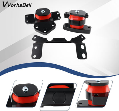 Motorsteunset compatibel met VW Golf GTI MK7 MKVII & Audi A3 8V S3 TT MQB Platform Motor Transmissie Mount