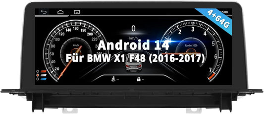 Android 14 Autoradio – Multimedia Systeem – Navigatie Unit – Infotainment Speler – Touchscreen Radio – 10,25 Inch HD IPS Scherm – Draadloos CarPlay & Android Auto