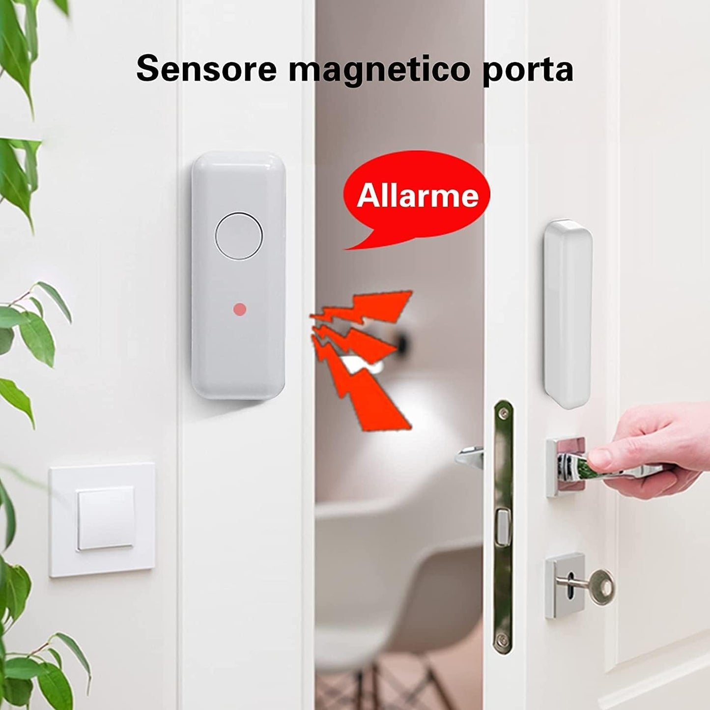 Draadloze alarmsysteem voor thuis, draadloze GSM-alarmset met sirene, PIR-bewegingsmelder, afstandsbedieningen, raam-/deursensor, ondersteuning voor 2G-SMS-Push (verpakking van 21)