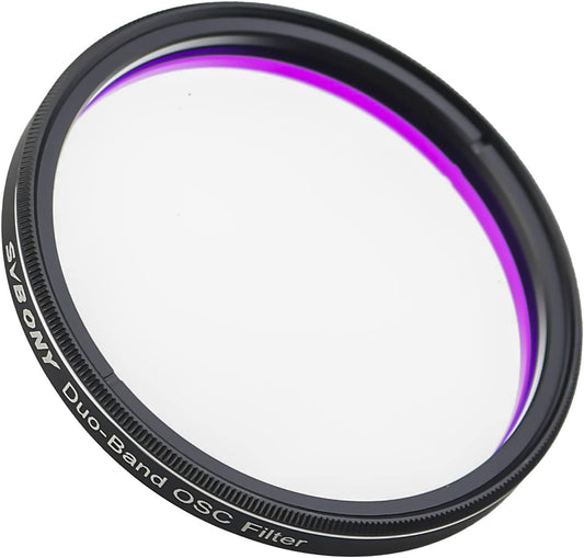 Svbony SV220 Astro Dual Narrowband Filter, 2inch 7nm Hα OIII Filter, Reduce Light Pollution Geschikt voor Color CMOS Camera's, Telescoop Filter voor Deep Sky Imaging Emission Nebula