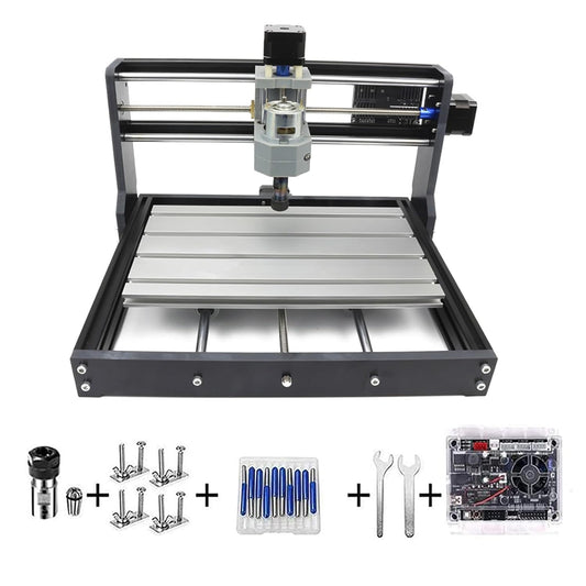 RATTMOTOR CNC freesmachine3018-Pro, 3-as frees graveermachine GRBL verspreiding, 3018-Pro CNC Router, 4G USB Flash Drive, werkgebied 300x180x450mm voor PVC PCB houtsnijdingen DIY-graveur