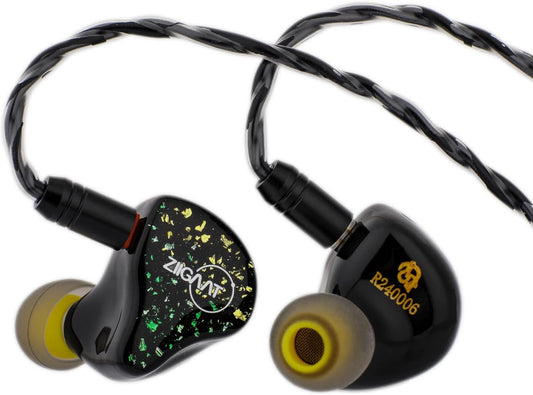 Linsoul ZiiGaat x HBB: Arcadia In-Ear Monitor, 1DD+2BA hybride oortelefoon IEM, bedrade gaming oordopjes, professionele geluidsisolerende binnen-ear monitoren met afneembare IEM-kabel voor muzikanten