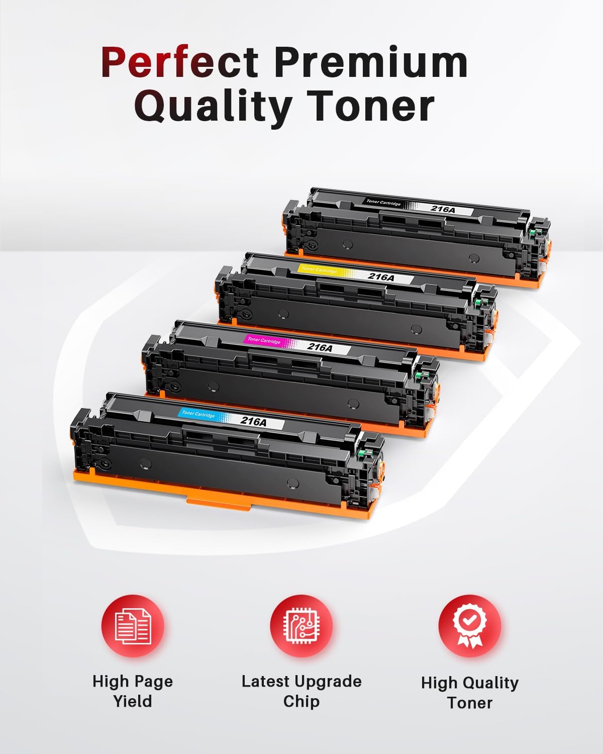 Compatibele Toner 216A – Tonercartridge – Printerinkt – Printcartridge – Vervangend Toner – Met Chip – Hoge Printkwaliteit – Geschikt Voor Meerdere HP Modellen – Verpakking Van 4