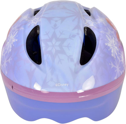 Meisje incl. fiets 14 inch voor kinderen, ijskoningin, Frozen + helm, blauw, 14 inch