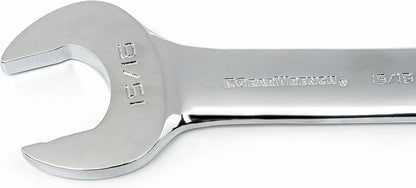 Stubby Ringsleutelset – Ringsleutelset – Steeksleutelset – Moersleutelset – Sleutelset SAE Metrisch – 20-delig Compact – Roestvrij Gelegeerd Staal – 15° Offset Uiteinde
