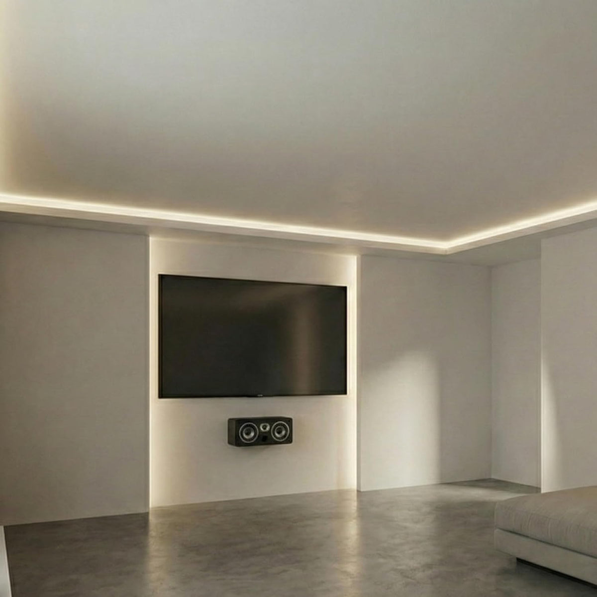 Dynavoice Magic CR-4 Zwart Mat – Passieve Center Luidspreker 2-Weg, 2x4" Woofer + 1" Tweeter, Slechts 11 cm Diep, Front Bass Reflex, voor Home Cinema.