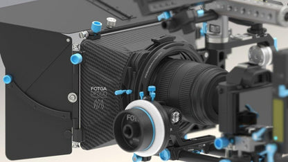 Fotga Verbeterde DP500 Mark III Professionele DSLR Swing-away Matte Box Kit met zonneschermen voor 15mm Rods Rig-systeem Fit voor alle DSLR videocamera's als Blackmagic BMCC BMPCC Canon 5D MarkII