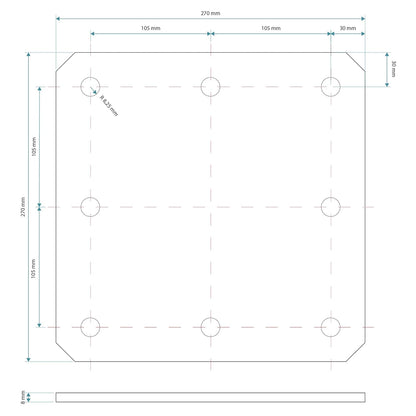 Pick-up laadkraan draaglast 500kg en 360° draaibaar – kabellier – massieve standvoet – grondmontage