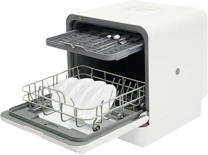 Tafelmodel Vaatwasser – Draagbare Vaatwasser – Mini Vaatwasser – Compacte Vaatwasser – Vrijstaande Vaatwasser – Ruim 6L Waterreservoir – Stil 52 dB Geluidsniveau