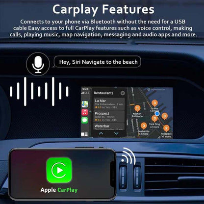 Draadloze Carplay voor Mercedes Benz A/B/C/E/CLA/GLA/GLK/ML/SLD met NTG4.5 compatibel systeem voor Carplay en Android Auto Bluetooth Mirrorlink DVR